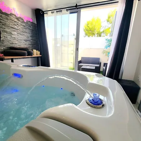 Elegant L'orchidee Jacuzzi En Interieur Toute L'annee Appartement *