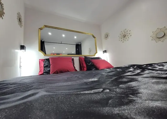 Appartamento élégant L'orchidée Jacuzzi En Intérieur Toute L'année